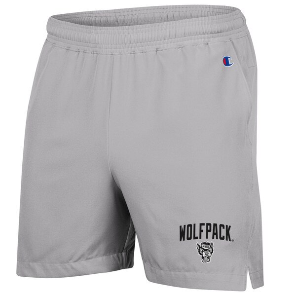 Mist Grey 5" Woven Shorts - Wolfpac